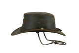 Leatherick Western Style Brown Cowboy Hat