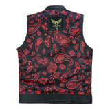 Womens SOA club vest with Red Heart Stitch