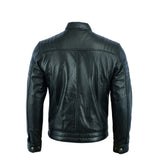 Leatherick Men’s Genuine Black Leather Jacket