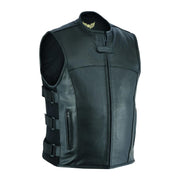 Leatherick SWAT Gilet de motard tactique tendance