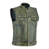 Leatherick Sons Of Anarchy Distressed Brown Leather Vest