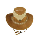 Leatherick Dual Layer Suede Leather Hat