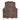 Back Photo of Classic Style Brown Leather Vest