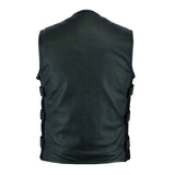 Leatherick SWAT Style Cowhide Split Biker Vest