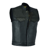 Leatherick Men’s Sons of Anarchy Real Split Cow Leather Vest