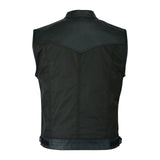 Leatherick Sons of Anarchy Cordura Trim Leather Vest