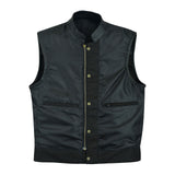 Leatherick Sons of Anarchy Leather Trim Cordura Vest