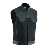 Leatherick Sons of Anarchy Leather Trim Cordura Vest