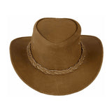 Leatherick Suede Leather Cowboy Hat