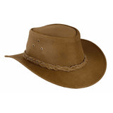 Leatherick Suede Leather Cowboy Hat